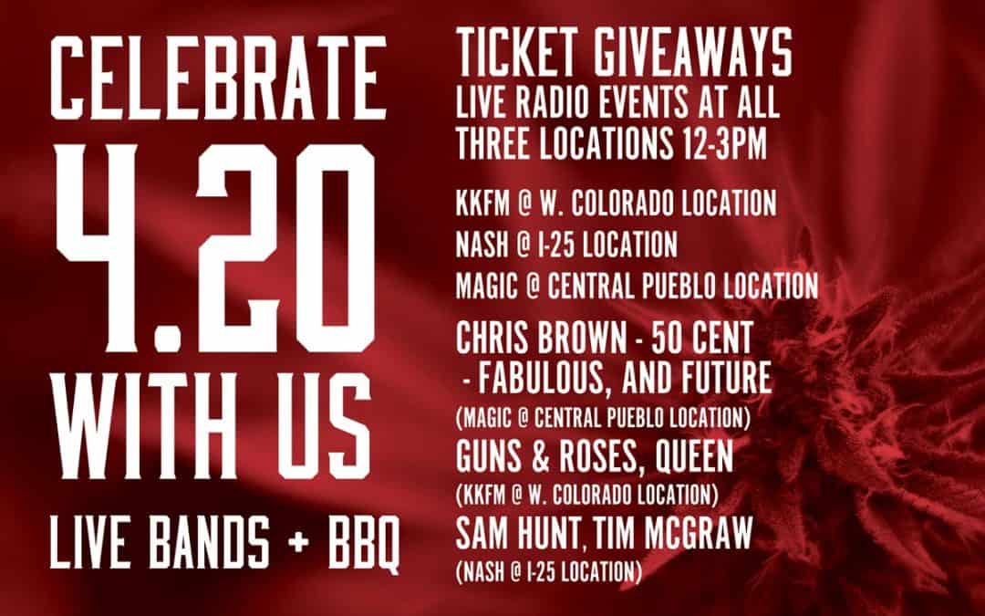 CELEBRATE 4.20 WITH US!