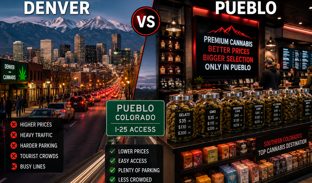 Denver vs Pueblo cannabis