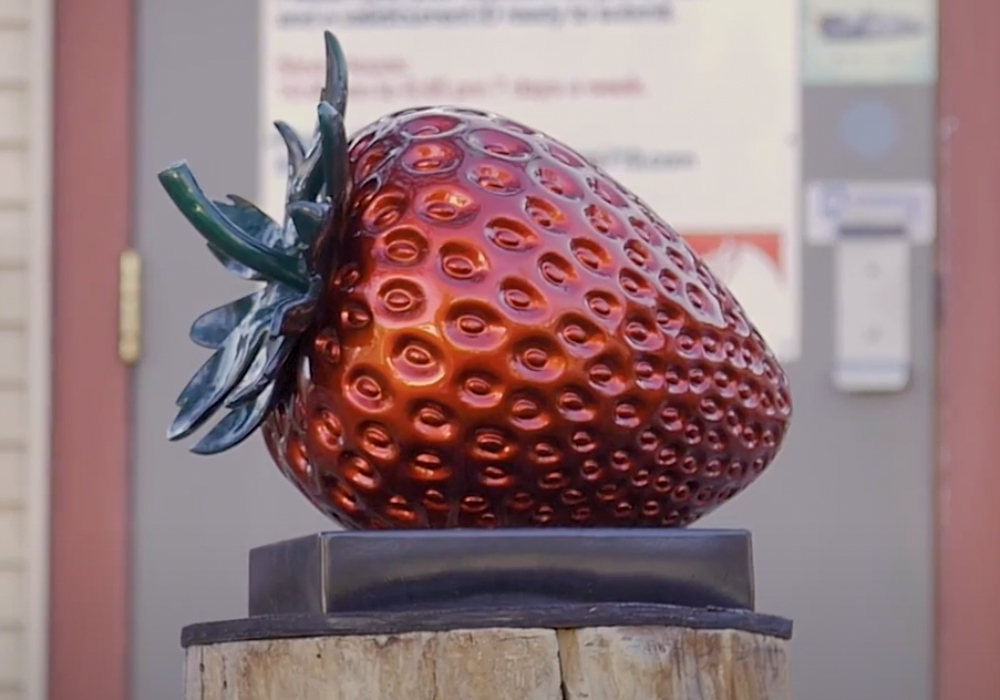 Strawberry Statue